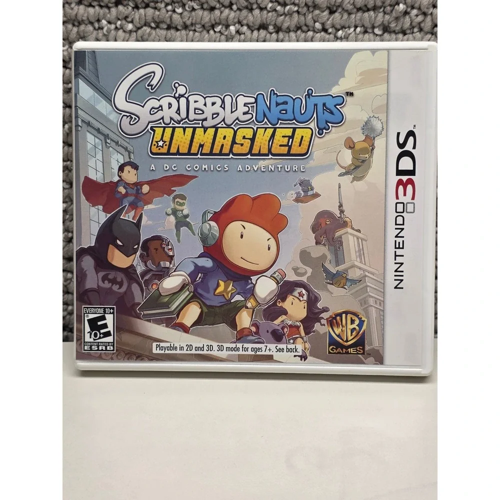 Scribblenauts Unmasked A DC Comics Adventure Nintendo 3DS WB Batman Superman